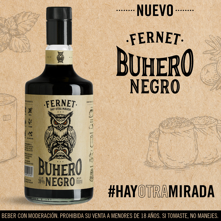 Fernet Buhero Negro 39º 700cc