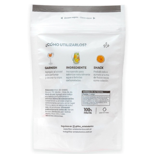 Pomelo Deshidratado Pouch 1x8 Rodajas