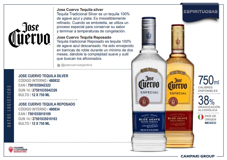JOSE CUERVO SILVER 750CC