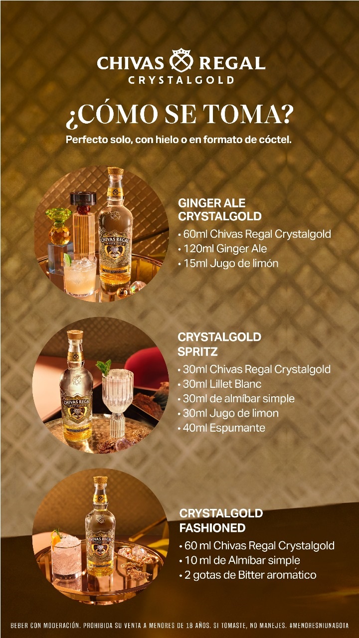 Chivas Regal CrystalGold 40° 700cc🔥