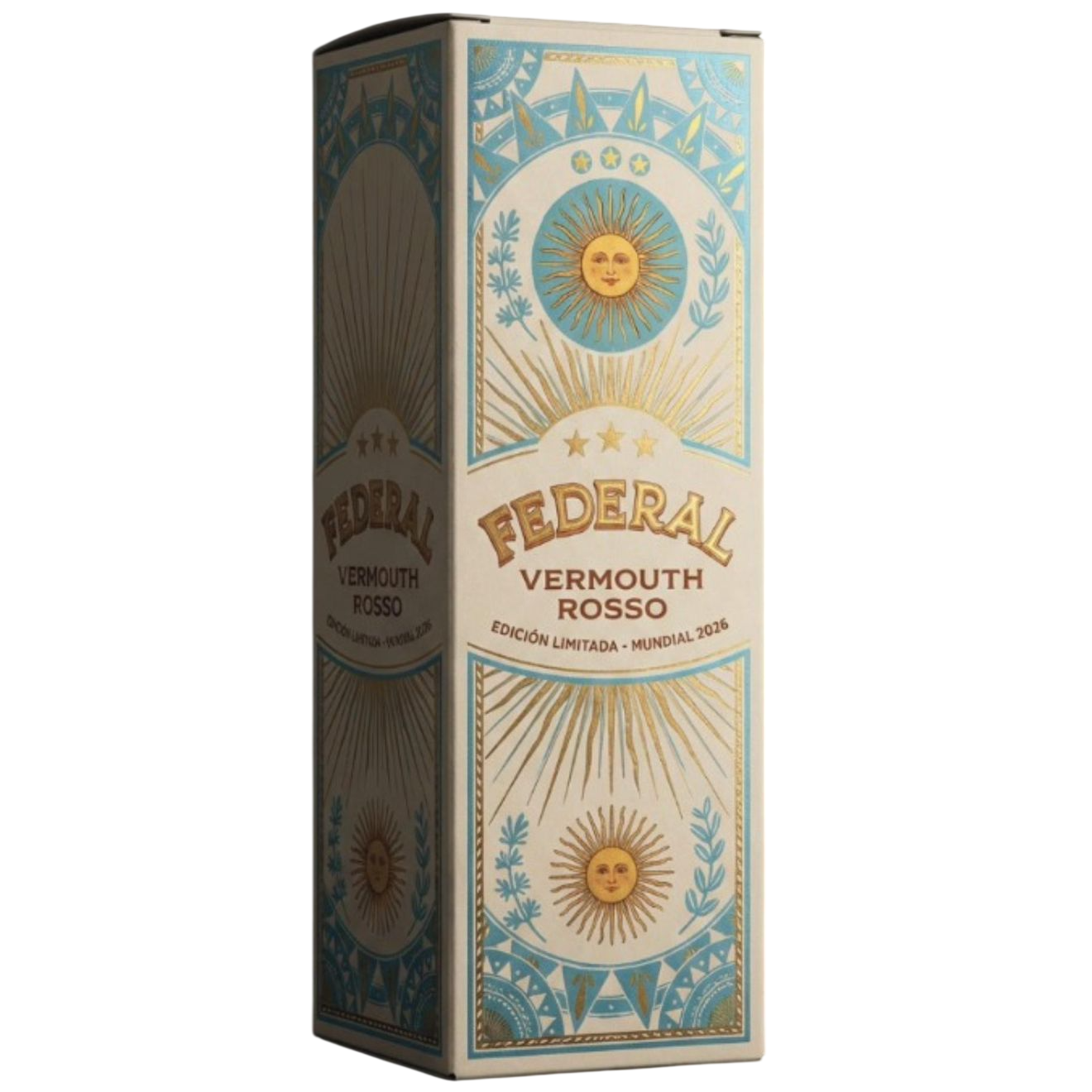Vermouth Federal ROSSO Estuche Mundial 1x750cc + Vaso
