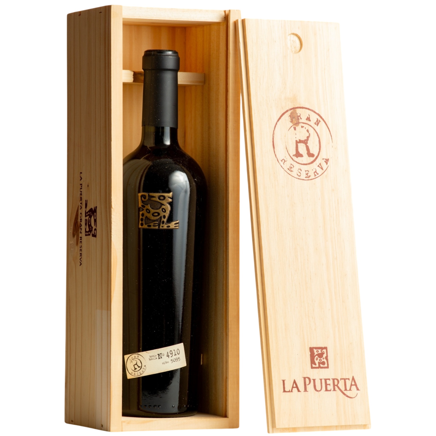 La Puerta Gran Reserva Malbec Estuche Madera 1x750cc