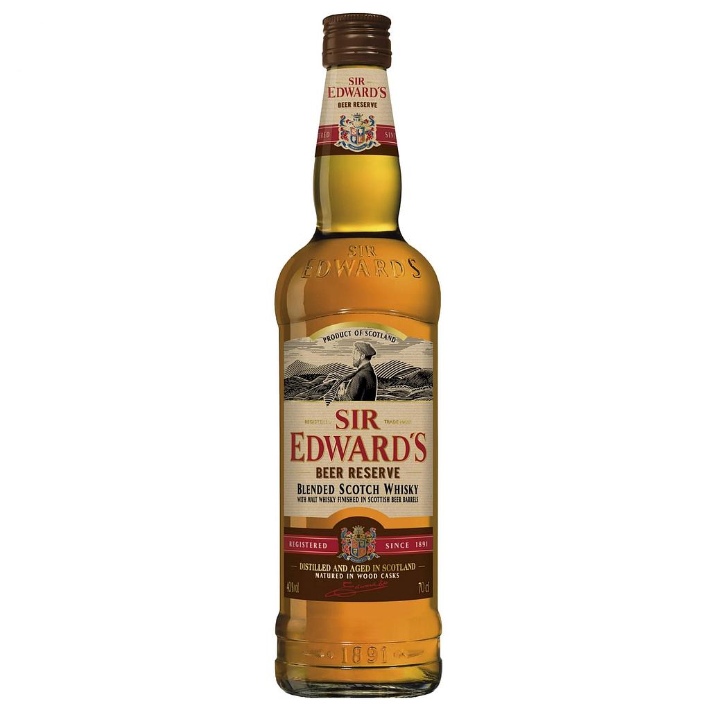 Whisky Sir Edwards Beer Reserve 40º 700cc