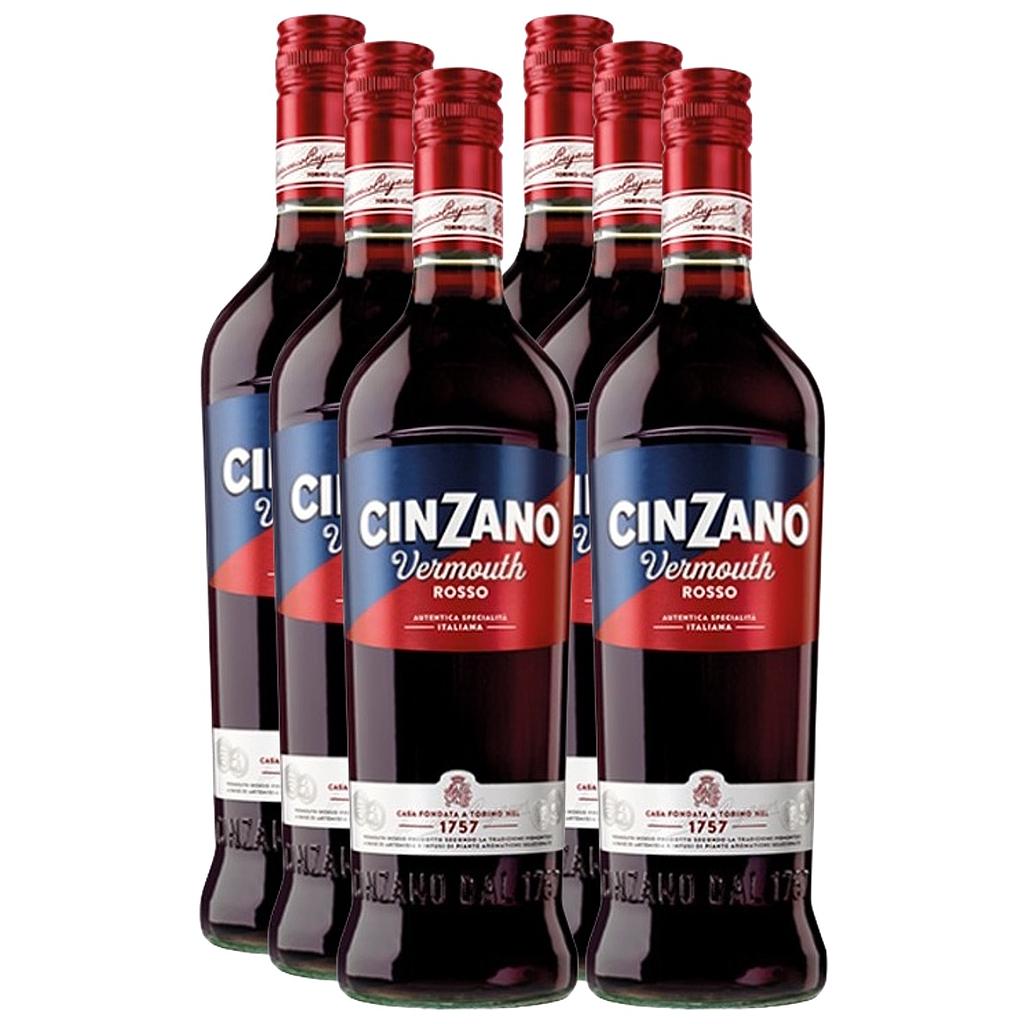 Promo x6 Cinzano Rosso 1000cc 5%Off