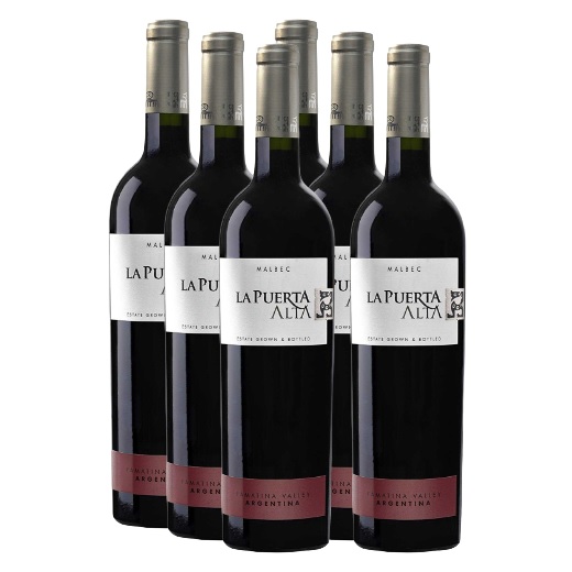 Promo 5+1 La Puerta ALTA Malbec 750cc