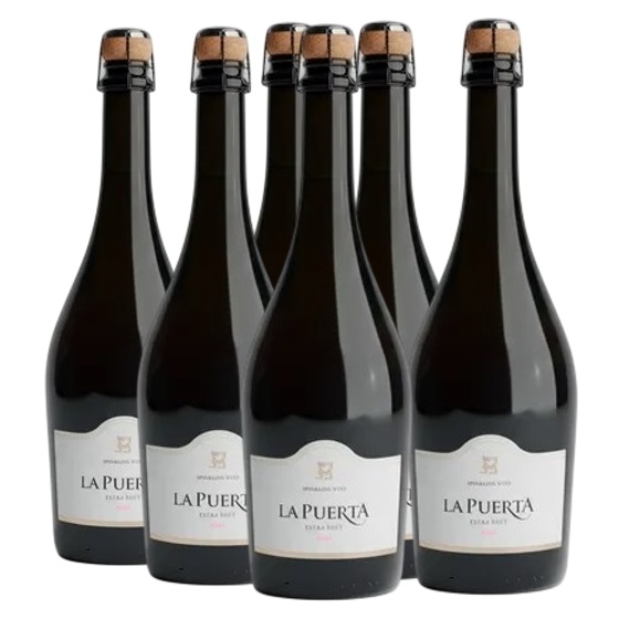 Promo 5+1 La Puerta Extra Brut Rose 750cc