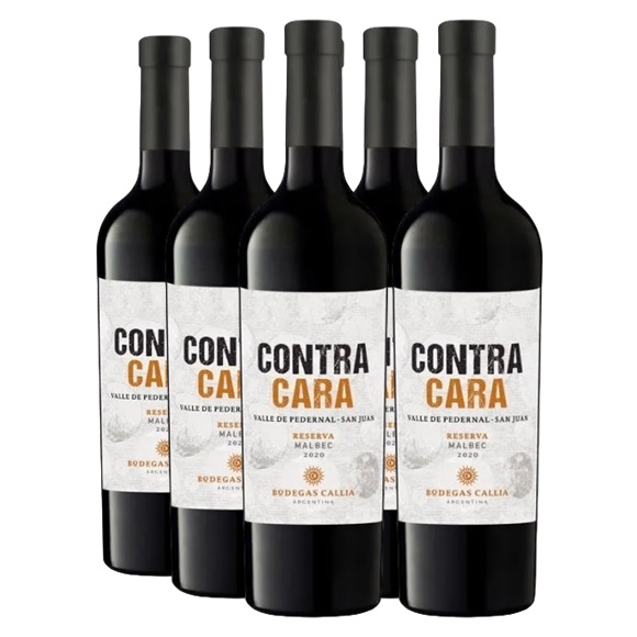 Promo 5+1 CONTRACARA Reserva Malbec 750cc
