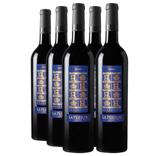 Promo 5+1 La Puerta Syrah Clasico 750cc