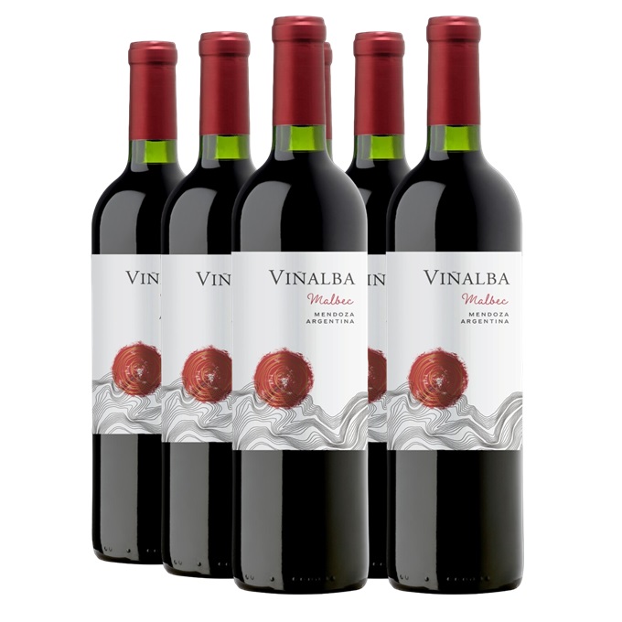 Promo 5+1 Viñalba Malbec 750cc