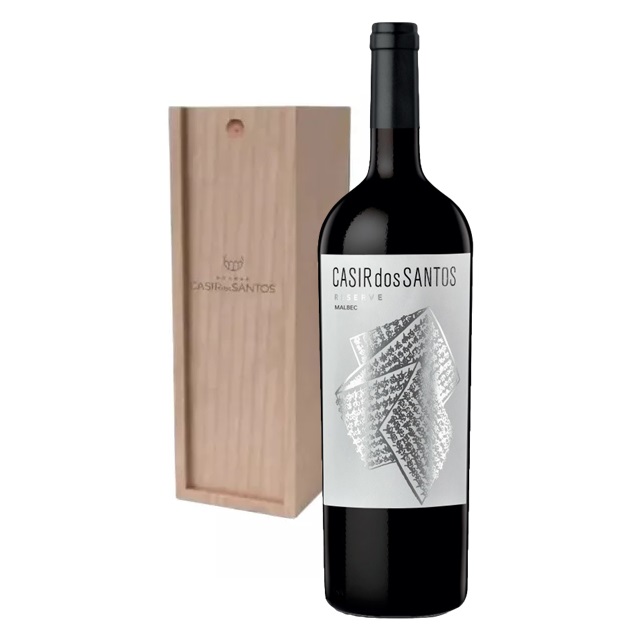 Casir dos Santos Reserva Malbec Estuche Madera 1x1500cc