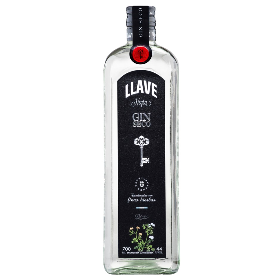 Llave Black Dry Gin 44° 700cc (Stock Final)