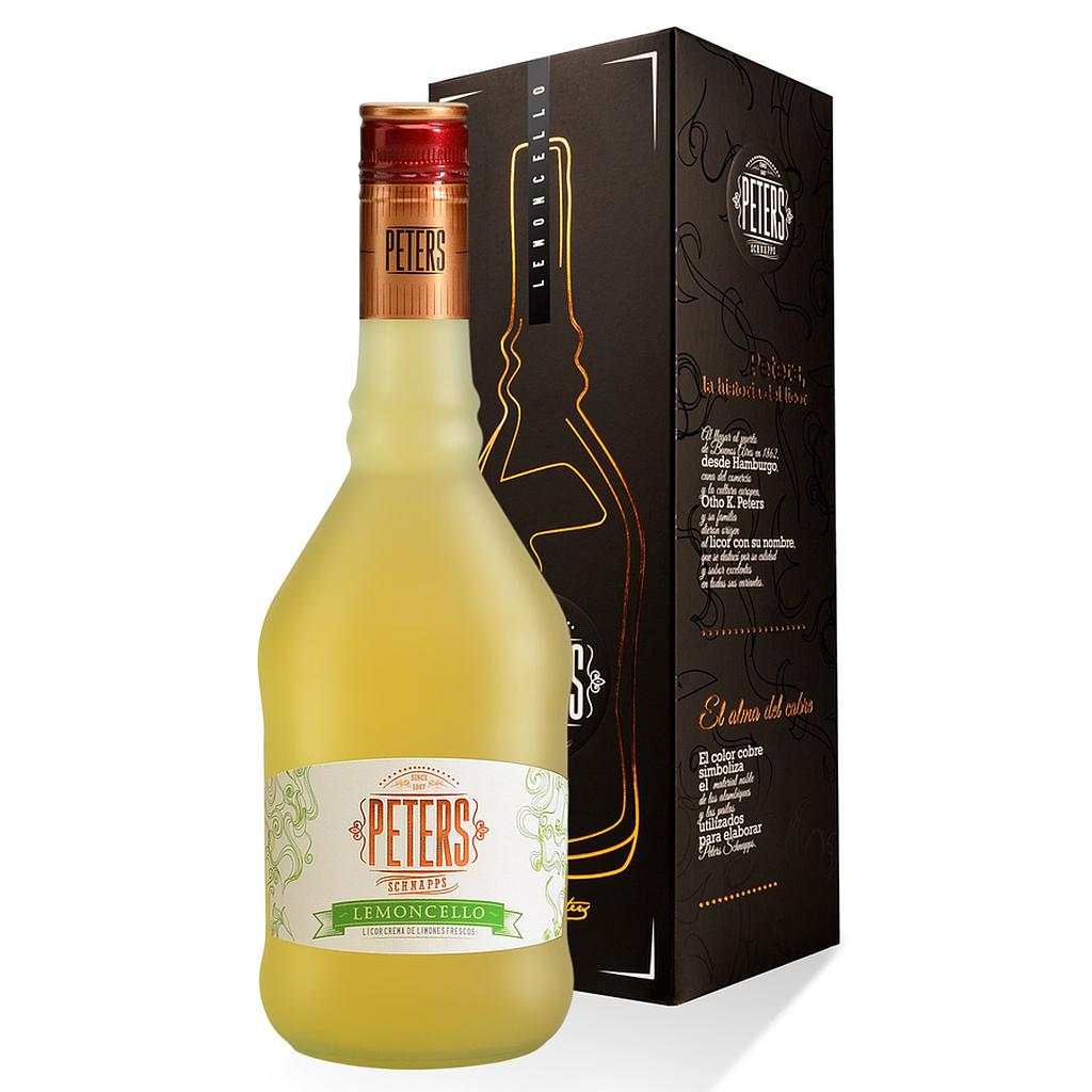 Lemoncello Peters Schnapps 28° Estuche 1x700cc