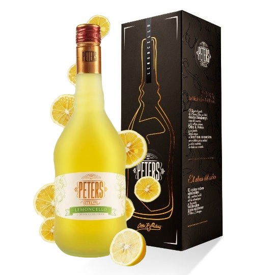 Lemoncello Peters Schnapps 28° Estuche 1x700cc