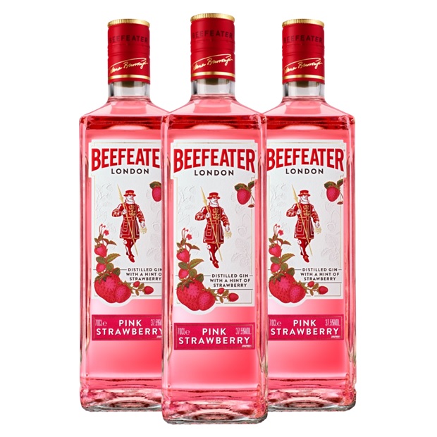 Promo x3 Gin Beefeater Pink 700cc