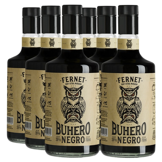 Promo 4+2 Fernet Buhero Negro 700cc