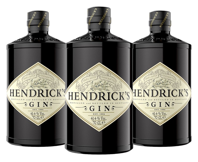 Promo x3 Gin Hendricks 700cc