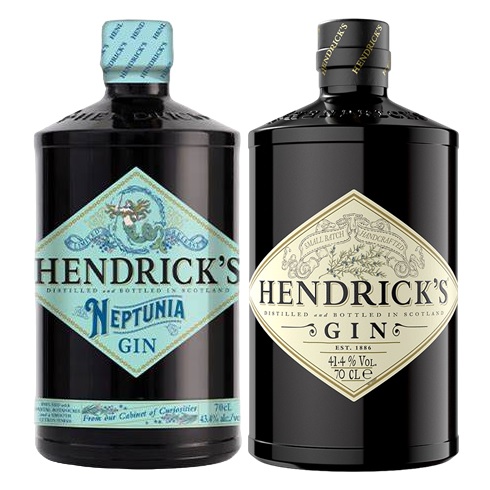 Promo 1 Gin Hendricks Neptunia 750cc + 1 Hendricks 750cc