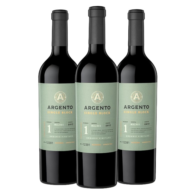 Promo 2+1 Argento Single Block Malbec 750cc