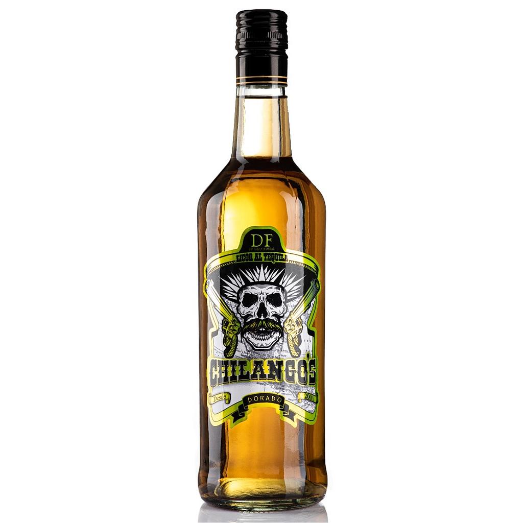 Tequila Chilangos DORADO 40° 750cc
