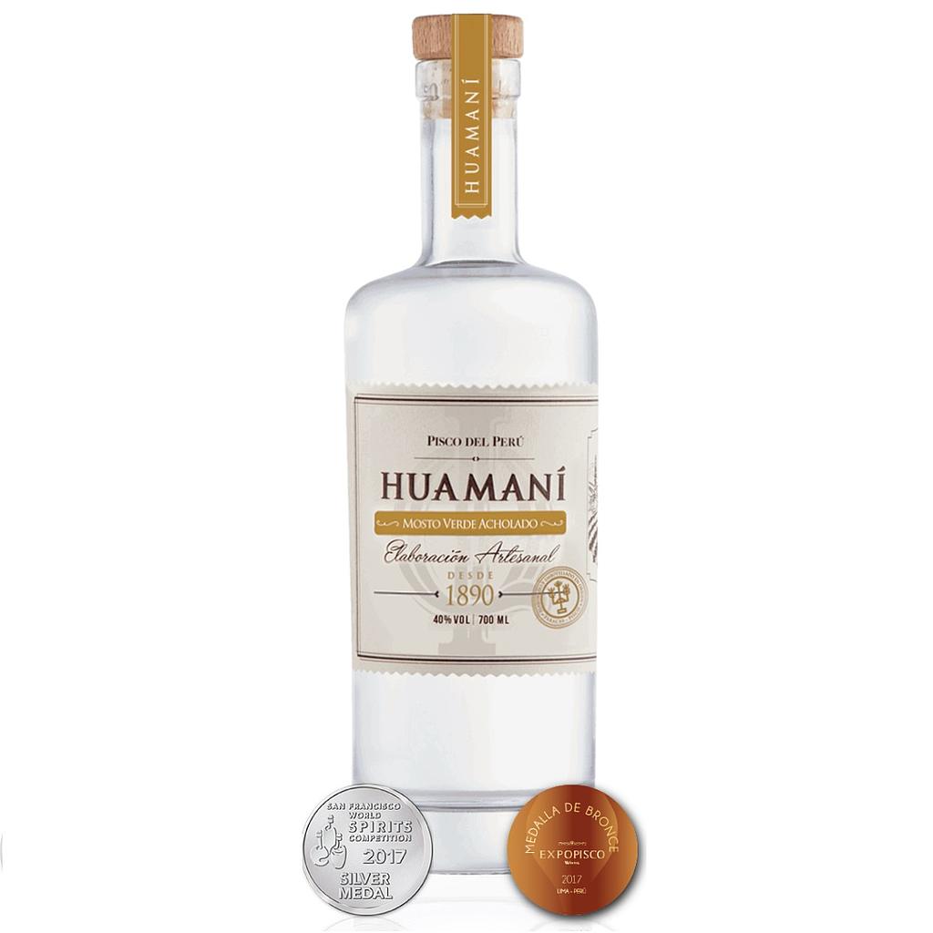 Pisco Huamani Mosto Verde Acholado 42° 700cc