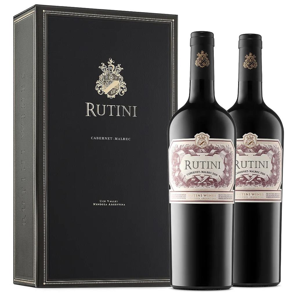 Rutini Cabernet Malbec Estuche 2x750cc