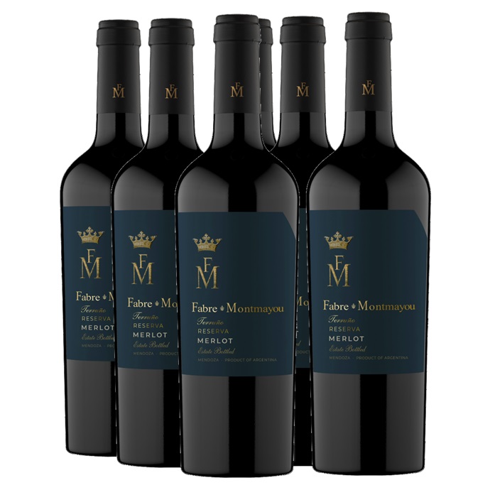 Promo 5+1 Fabre Terruño Merlot 750cc