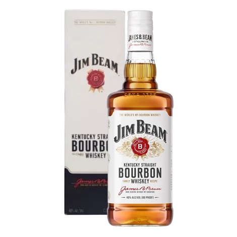 Whiskey Jim Beam White Estuche 1x750cc