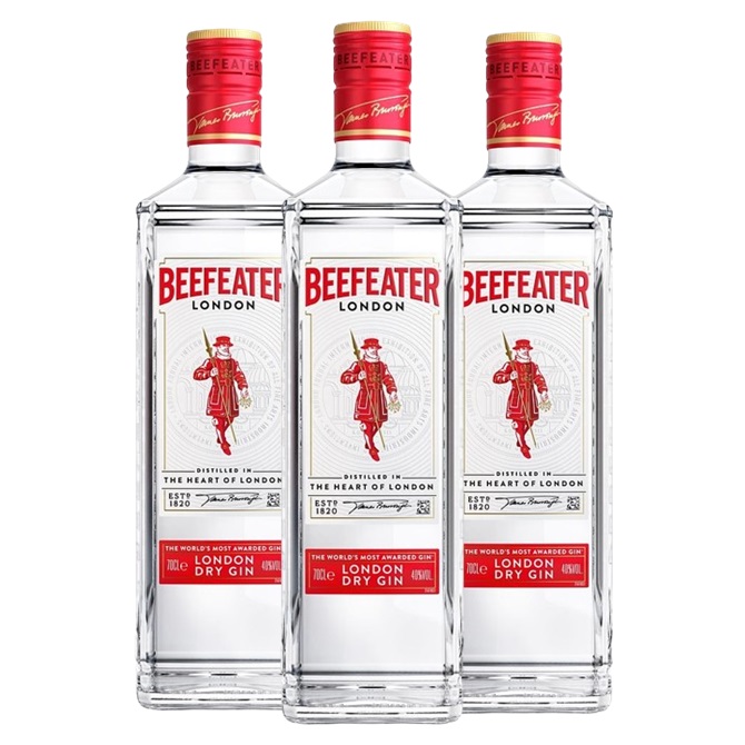 Promo x3 Gin Beefeater 700cc