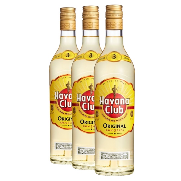 Promo x3 Ron Havana Club 3 Años 750cc