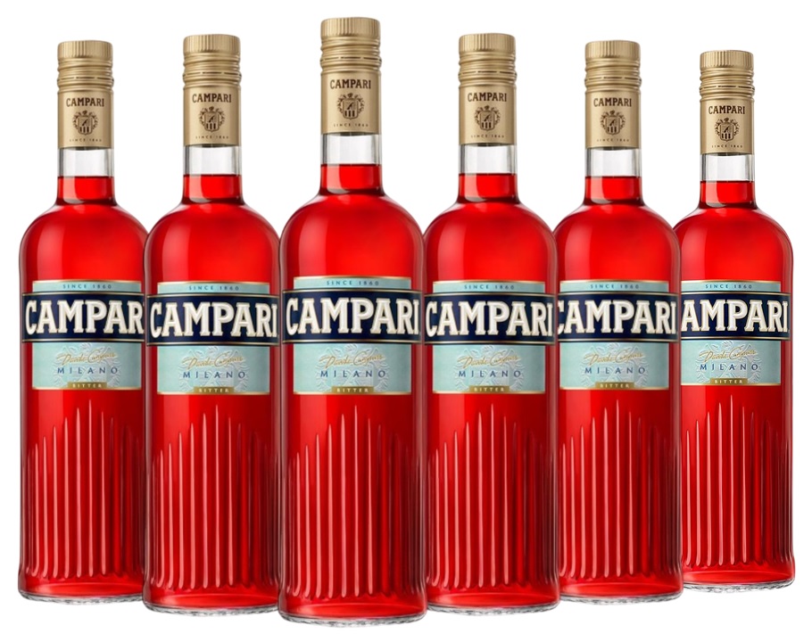 Promo x6 Aperitivo Campari 750cc 10% Off