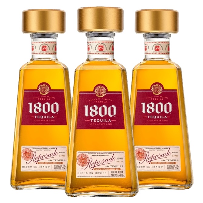 Promo x3 Tequila 1800 Reposado 750cc 20% Off