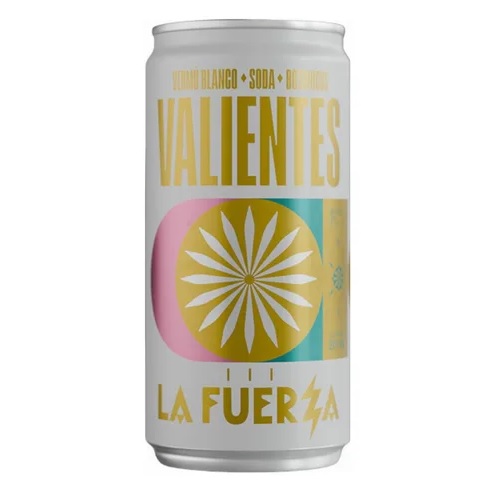 La Fuerza Valientes Blanco Con Soda 7° Lata 269cc