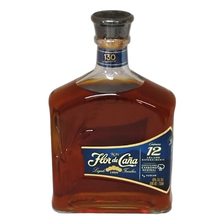 Ron Flor De Caña 12 Años 40º 750cc