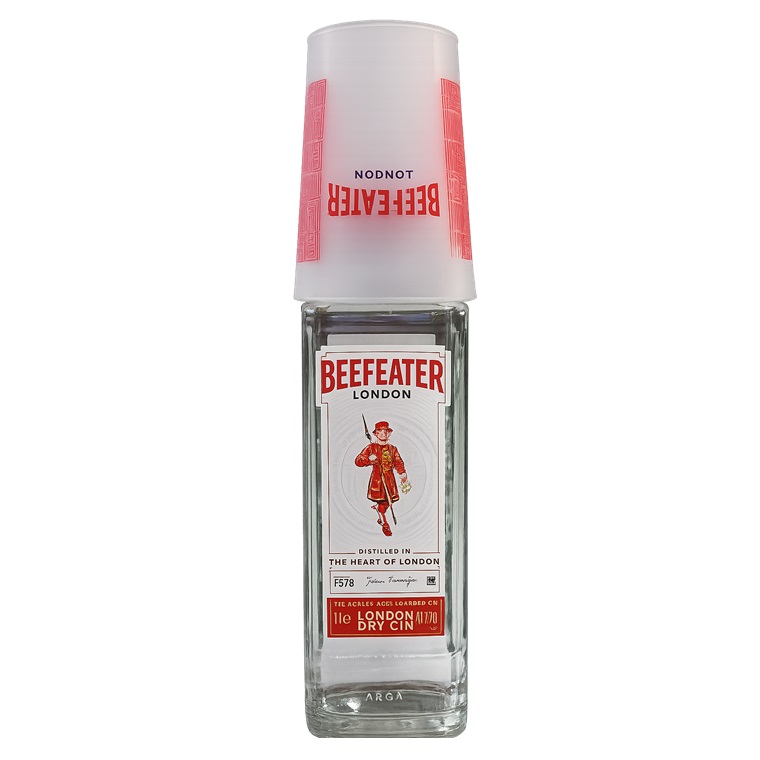 Gin Beefeater 1000cc + 1 ECOVASO
