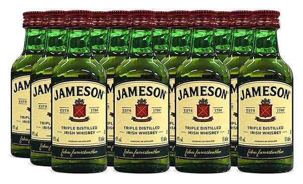 Promo x12 Whiskey Jameson 50cc (MINIATURA VIDRIO)