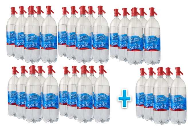 Promo 5+1 Soda Sierra de Los Padres SIFON Pack 6x1.75 lts