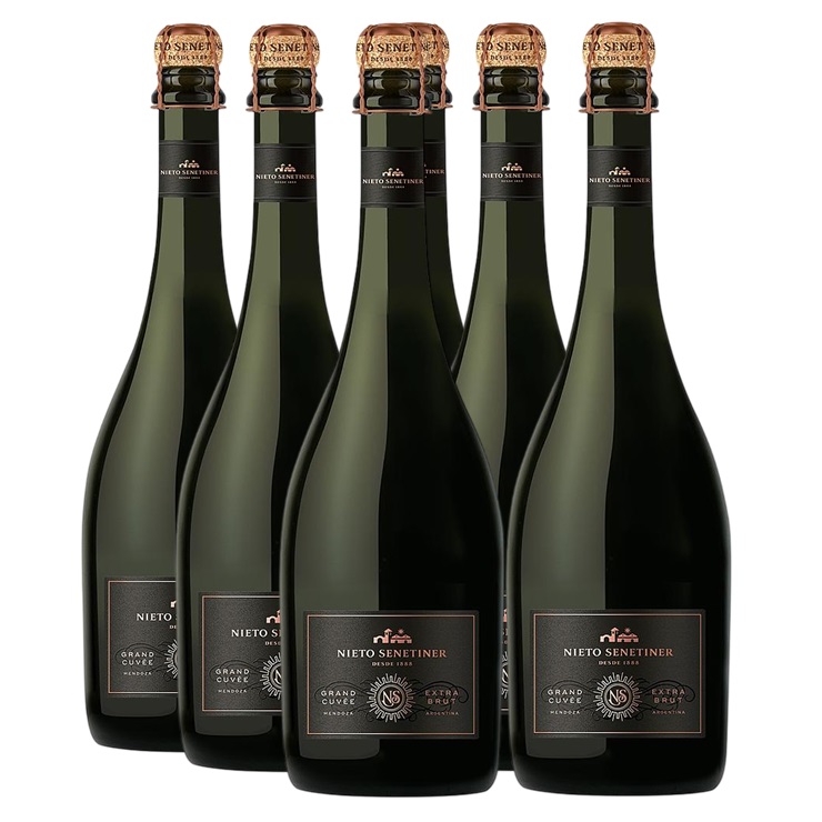 Promo x6 Nieto Senetiner Grand Cuvee Extra Brut 750cc